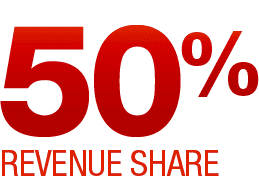 revenue share 50 percent